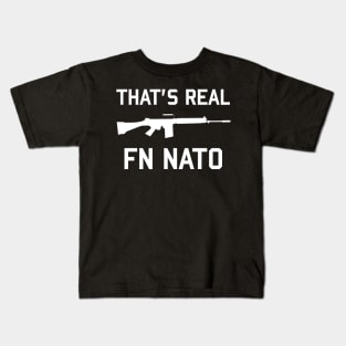 That's Real FN NATO Kids T-Shirt